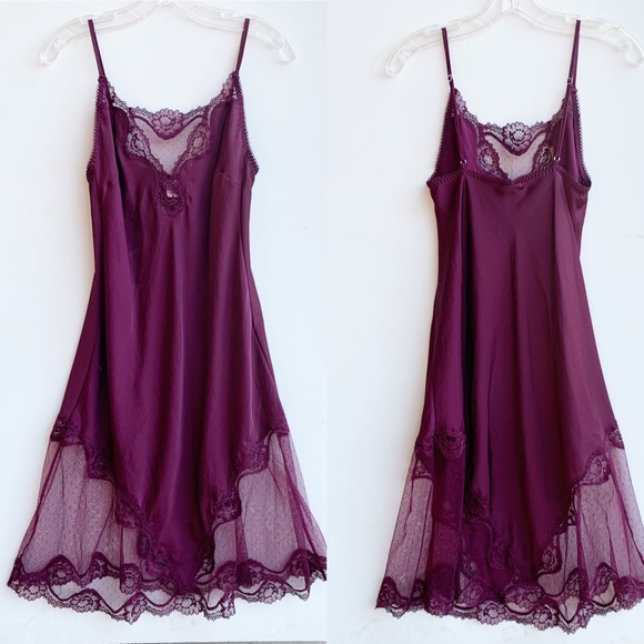 Victoria's Secret Other - VICTORIAS SECRET Burgundy Slip Lingerie